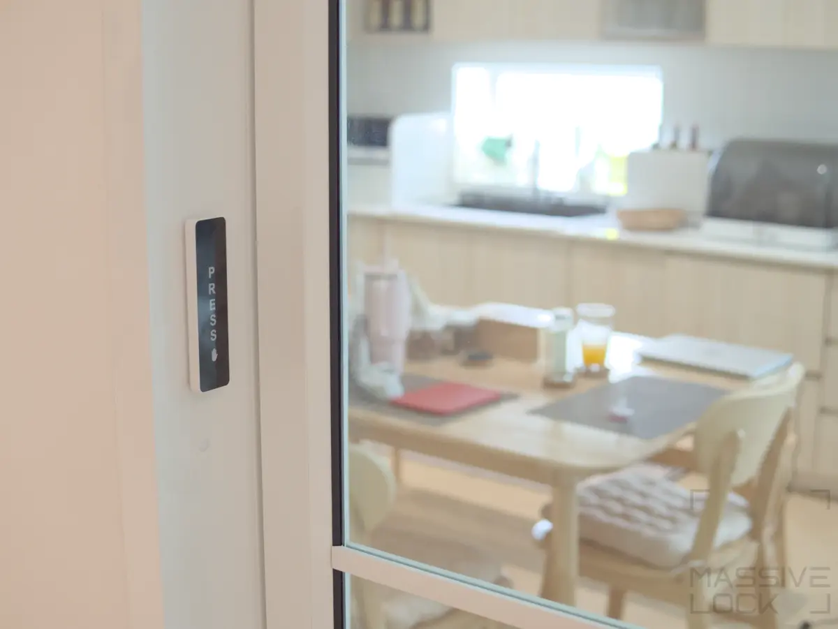 Auto door push to open