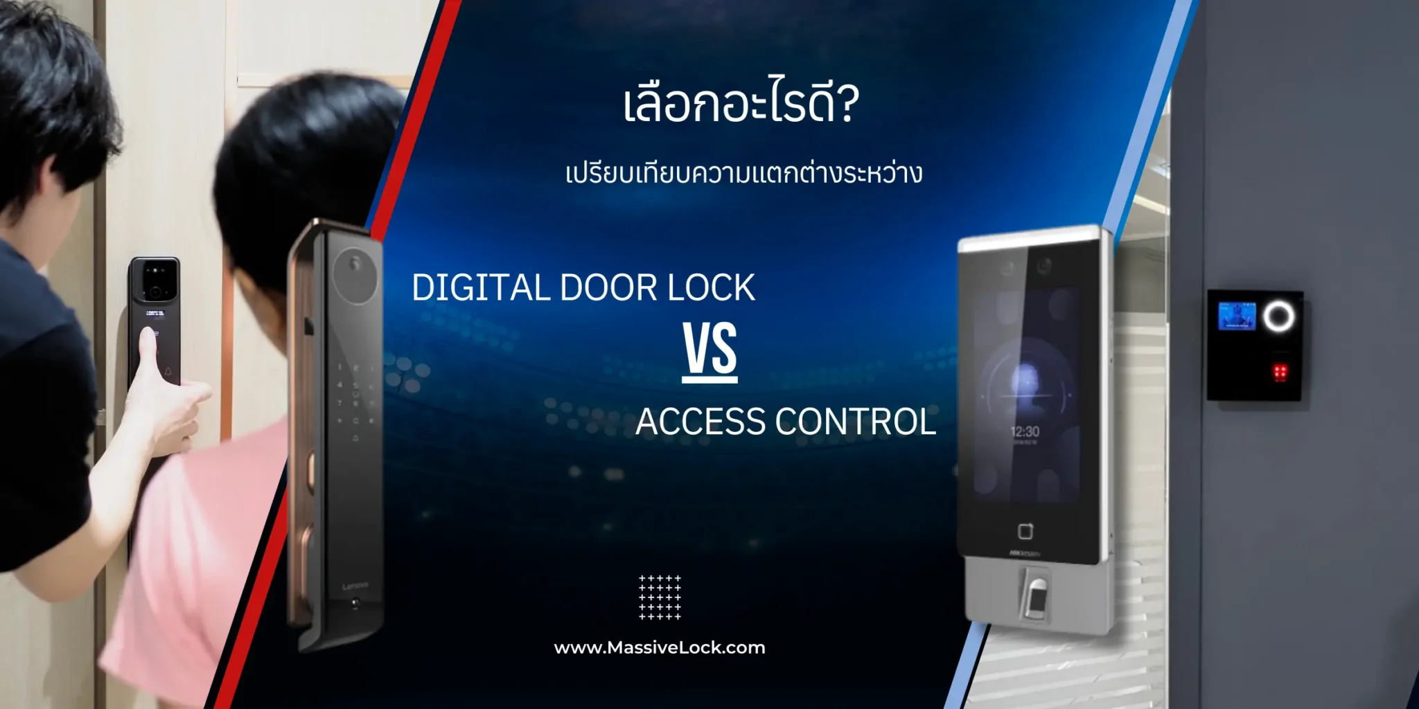 เปรียบเทียบความแตกต่างระหว่าง Digital Door Lock และ ระบบ Access Control: เลือกอะไรดีเพื่อความปลอดภัยที่เหนือกว่า