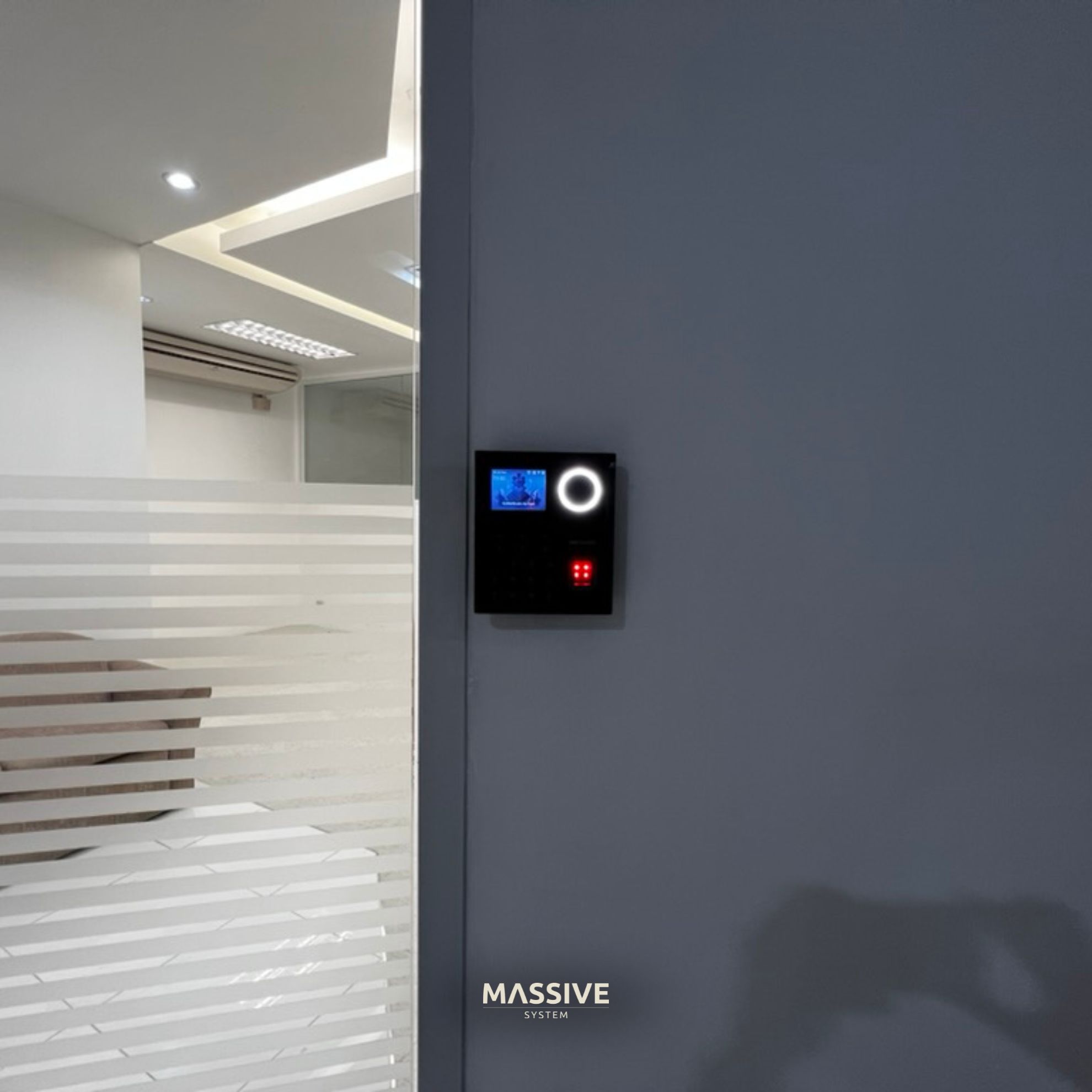 การติดตั้งกลอนไฟฟ้า Dropbolt และระบบควบคุม Access Control